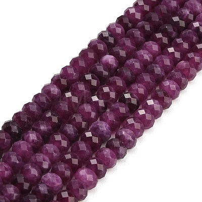 Faceted Dyed Natural White Jade Beads Strands GG-CBAE966-01A-K-1