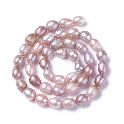 Natural Cultured Freshwater Pearl Beads Strands PEAR-L021-20-01A-1