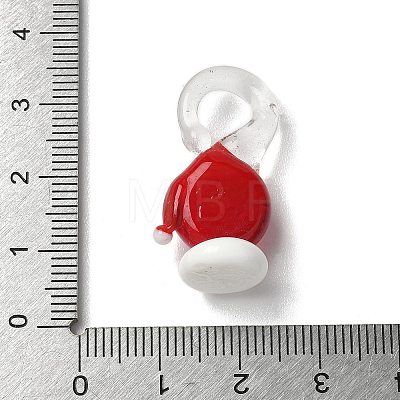Christmas Handmade Lampwork Pendants LS-LAMP-L081-01F-1