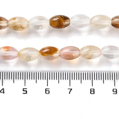 Tigerskin Glass Beads Strands G-I369-B22-01A-1