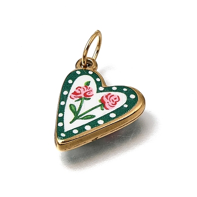Double-sided Printed 304 Stainless Steel Pendants SA-CBA45D9-01A-1