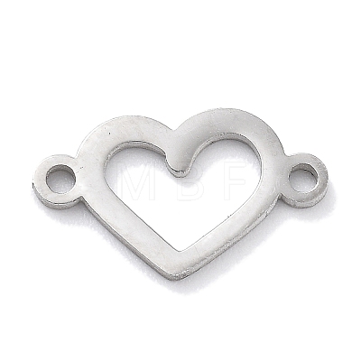 304 Stainless Steel Hollow Connector Charms STAS-R003-05P-1