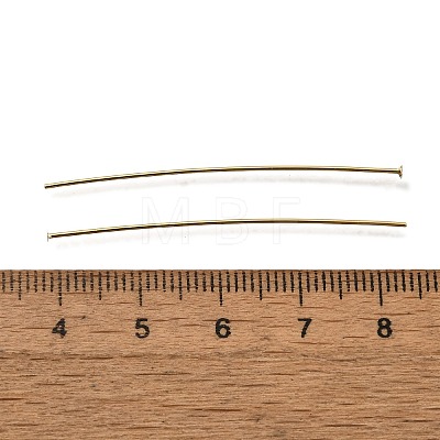 Brass Flat Head Pins KK-H502-01H-G-1