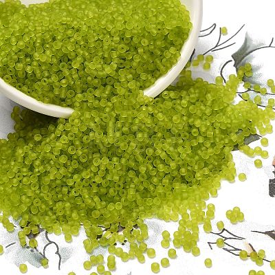 12/0 FGB Grade A Round Glass Seed Beads SEED-Q006-M18-1