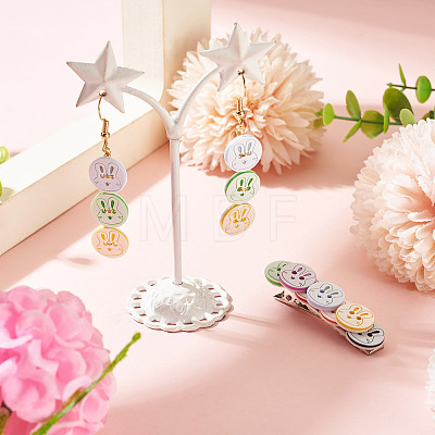 200Pcs 2-Hole Resin Buttons BUTT-TA0001-60A-1