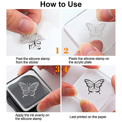 PVC Plastic Stamps DIY-WH0372-0063-1