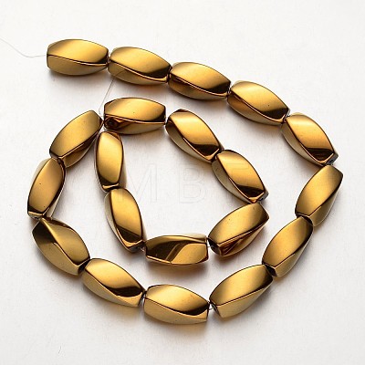 Electroplate Non-magnetic Synthetic Hematite Beads Strands G-F300-11A-03-1