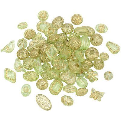 120g Transparent Acrylic Beads MACR-PA0001-72B-1