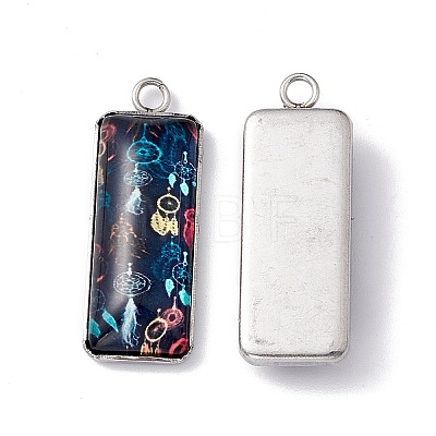 Bohemian Style Glass Pendants STAS-E170-01P-08-1