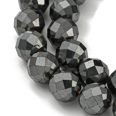 Non-magnetic Synthetic Hematite Beads Strands G-I365-16C-1