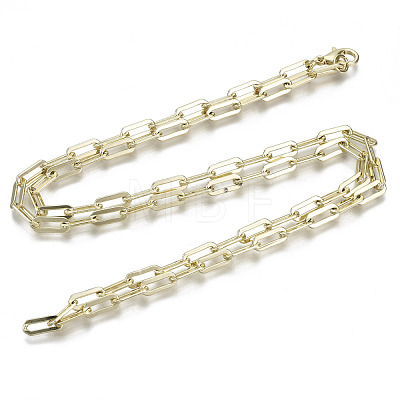Brass Paperclip Chains MAK-S072-15B-14KC-1