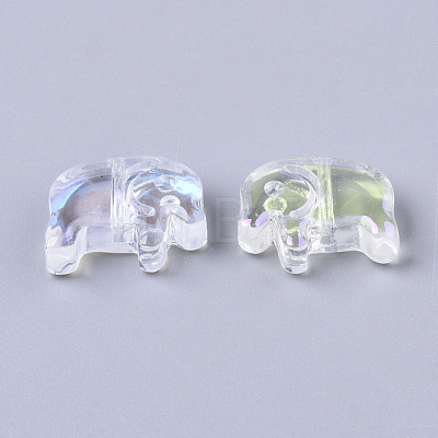 Electroplate Glass Beads EGLA-T022-03-1