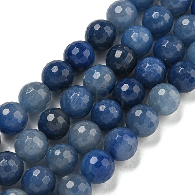 Natural Blue Aventurine Beads Strands G-E571-A10-03-1