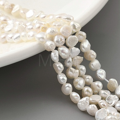 Natural Cultured Freshwater Pearl Beads Strands PEAR-A006-02B-1