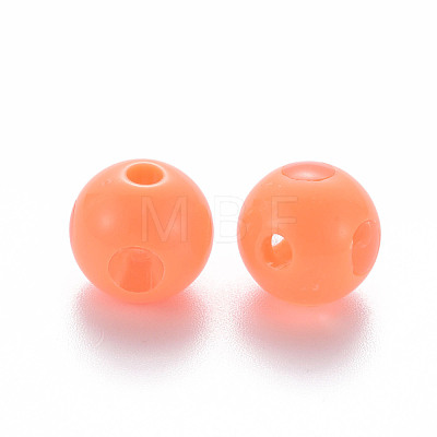 Opaque Acrylic Beads MACR-S373-07G-1