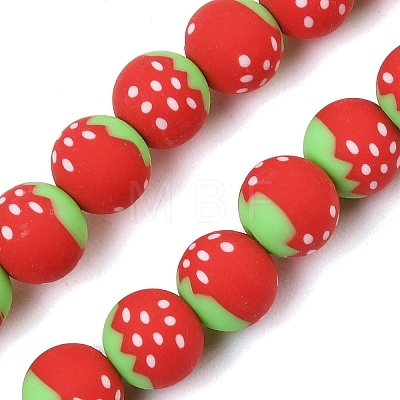 Handmade Polymer Clay Beads Strands PY-CBAEC33-02Q-1