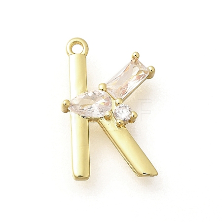 Brass Micro Pave Cubic Zirconia Pendants LS-KK-M310-01G-11-1