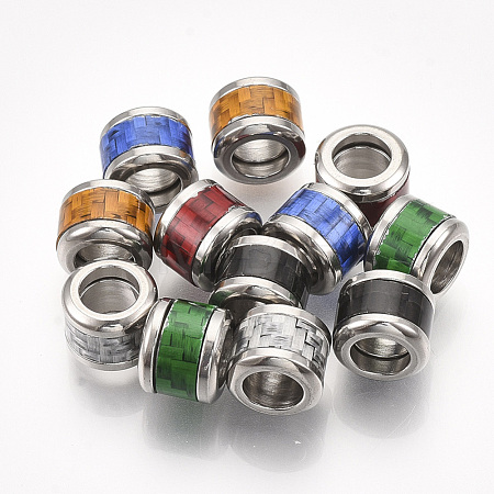 304 Stainless Steel Beads STAS-S079-100-P-1