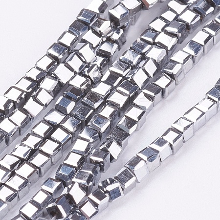 Electroplate Glass Beads Strands EGLA-F013-A01-B-1
