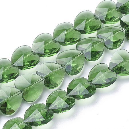 Transparent Glass Beads GLAA-Q066-14mm-A09-1