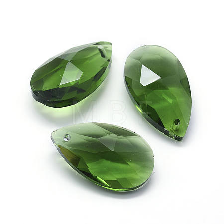 Faceted Glass Pendants GLAA-F069-L-A05-1