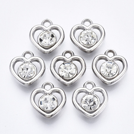 UV Plating Acrylic Charms PACR-R245-04P-1