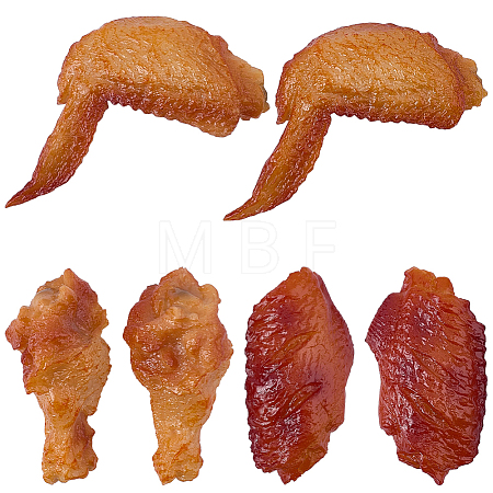 6Pcs 3 Styles Artificial Plastic Model DJEW-SC0001-27-1