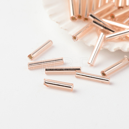FGB Grade A Glass Bugle Beads X-SEED-A025-F4H-39-1