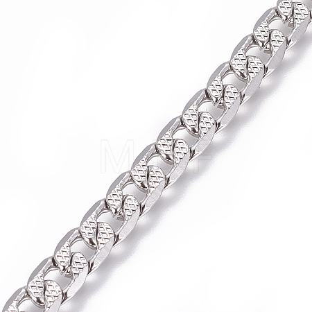 667 Stainless Steel Cuban Link Chains CHS-L020-046B-P-1-1
