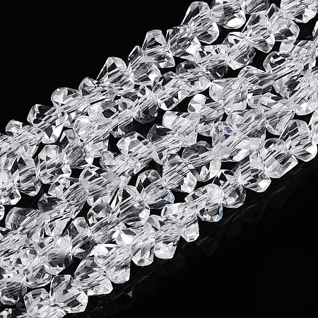 Transparent Glass Beads Strands GLAA-N018-4mm-09-1