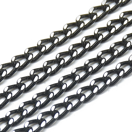 3.28 Feet Unwelded Aluminum Curb Chains X-CHA-S001-006D-1