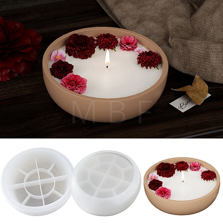 Round Concrete Candle Jar Mould PW-WG61924-01-1