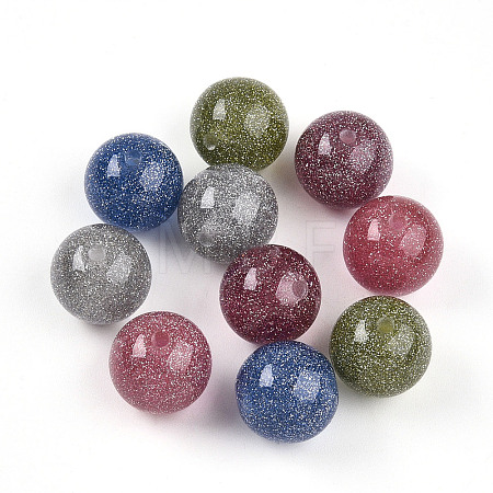 Opaque Resin Beads X-RESI-N042-16mm-15-1