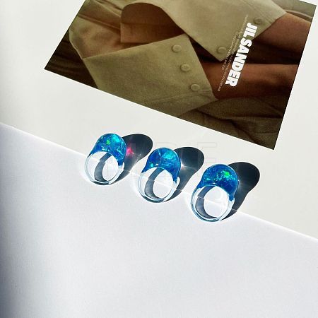 Resin Finger Rings FS-WGCFED9-15-1