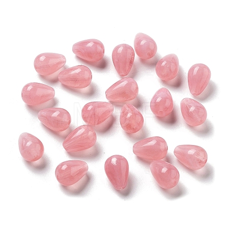 Opaque Acrylic Beads OACR-Q196-04H-1