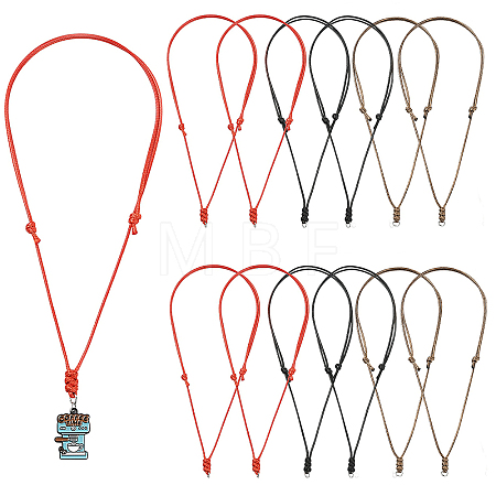 30Pcs 3 Colors Waxed Polyester Cord Necklaces Making NJEW-YW00014-1