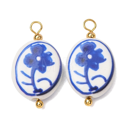 Handmade Porcelain Pendants PR-CBA8966-10G-1
