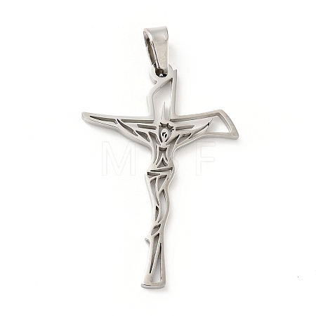 Non-Tarnish 201 Stainless Steel Pendants X-STAS-E015-12P-1