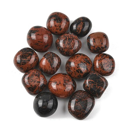 Natural Mahogany Obsidian Beads G-G348-01B-44-1