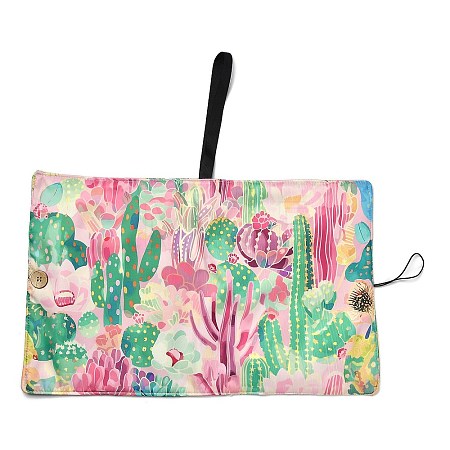 (Defective Closeout Sale: Centerline Asymmetry)Polyester Multilayer Book Cover AJEW-XCP0002-78A-1