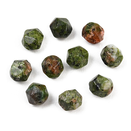 Natural Unakite Beads Strands G-H356-02A-01-1
