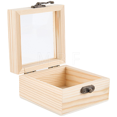 Wooden Storage Boxes WOCR-CL0001-02A-1