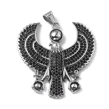 304 Stainless Steel Big Pendants STAS-G219-14AS-01-1