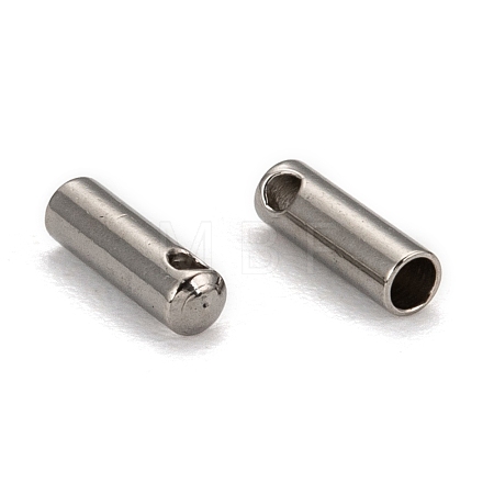 Tarnish Resistant 304 Stainless Steel Cord Ends X-STAS-E033-5-1