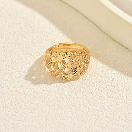 Brass Cuff Open Rings for Women MB5313-5-1