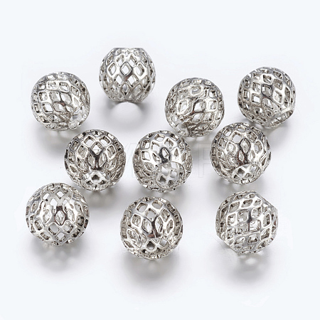 Brass European Beads KK-I440-AS-1