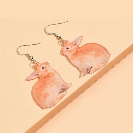 Easter Acrylic Dangle Earrings FS-WG96A64-17-1