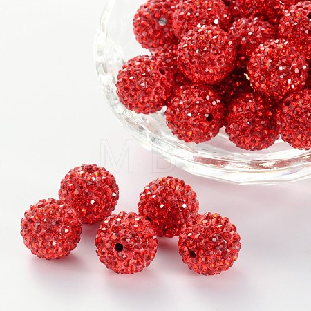 Pave Disco Ball Beads RB-Q195-14mm-227-1