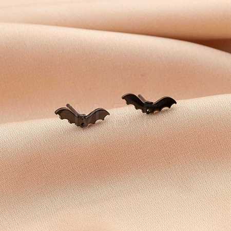 Stainless Steel Small Animal Stud Earrings for Women PW-WG87B69-12-1