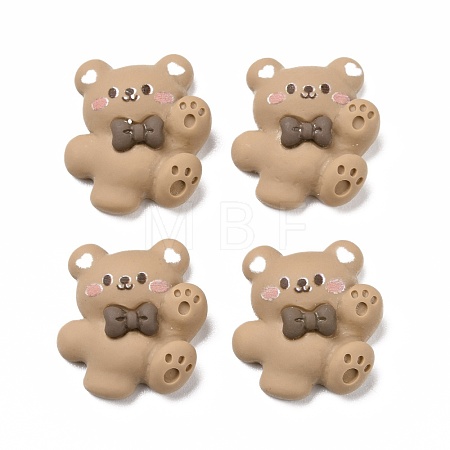 Opaque Resin Cabochons X-RESI-H142-B08-1